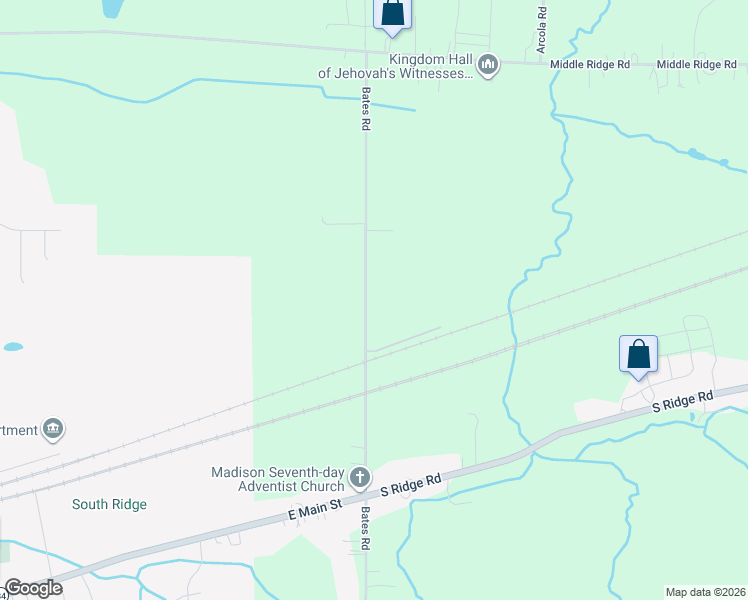 map of restaurants, bars, coffee shops, grocery stores, and more near 3437 Bates Road in Madison