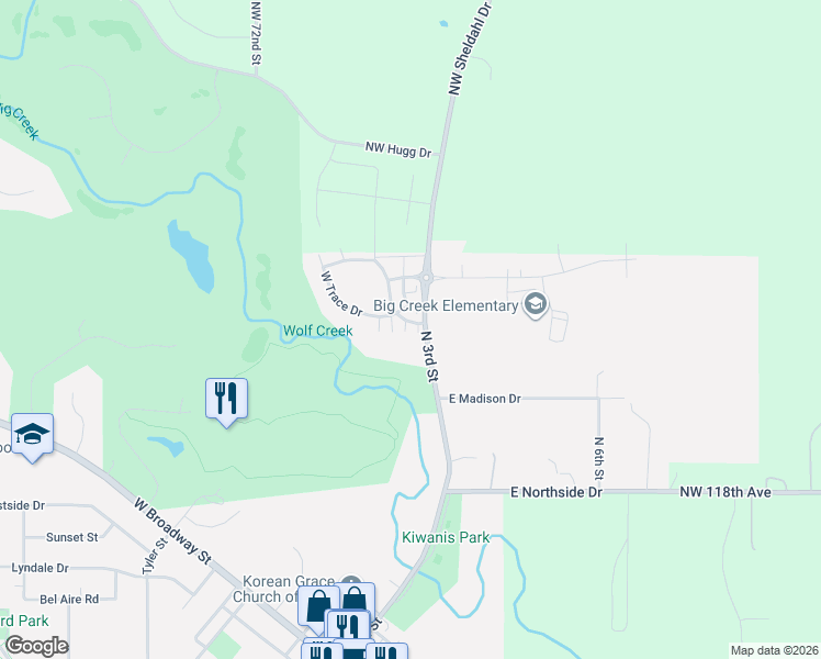 map of restaurants, bars, coffee shops, grocery stores, and more near 700 North 3rd Street in Polk City