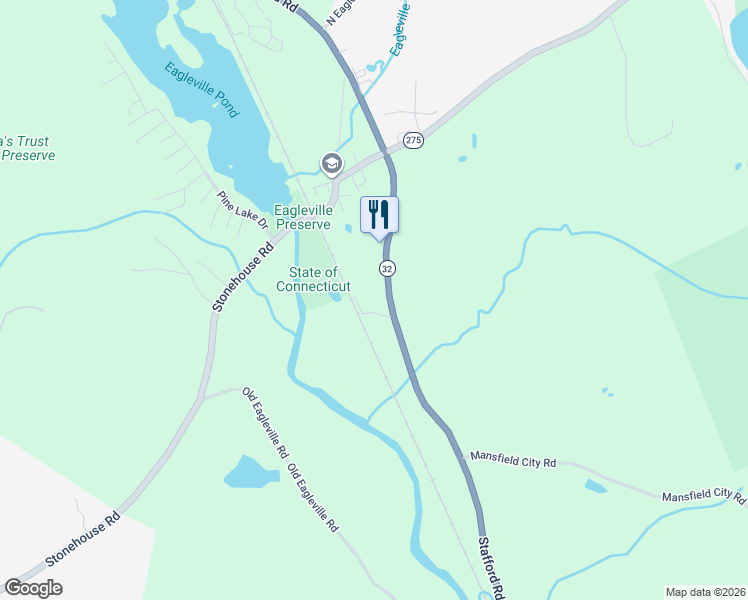 map of restaurants, bars, coffee shops, grocery stores, and more near 855 Stafford Road in Mansfield