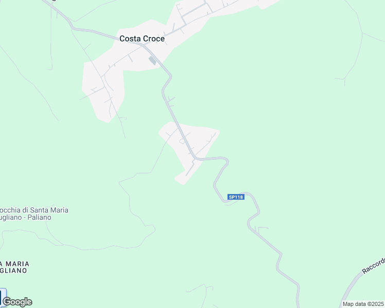 map of restaurants, bars, coffee shops, grocery stores, and more near Strada Provinciale 118 in Provincia di Frosinone