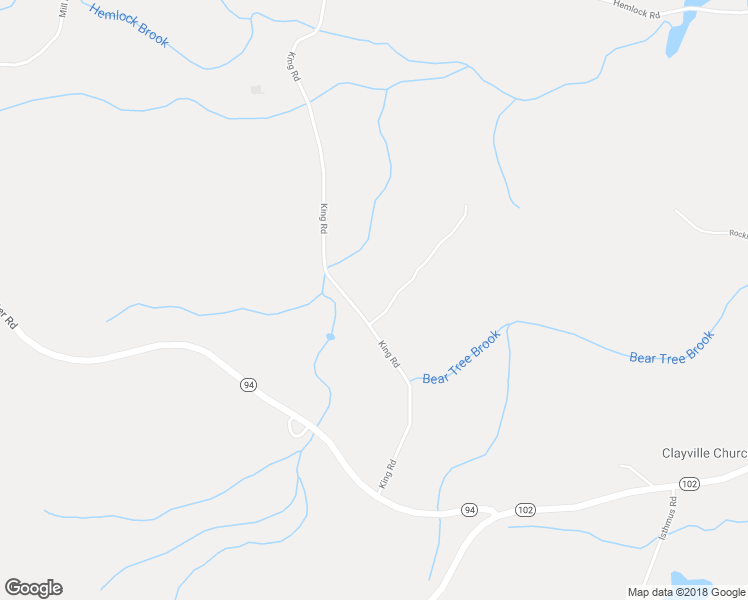 map of restaurants, bars, coffee shops, grocery stores, and more near 18 King Road in Foster