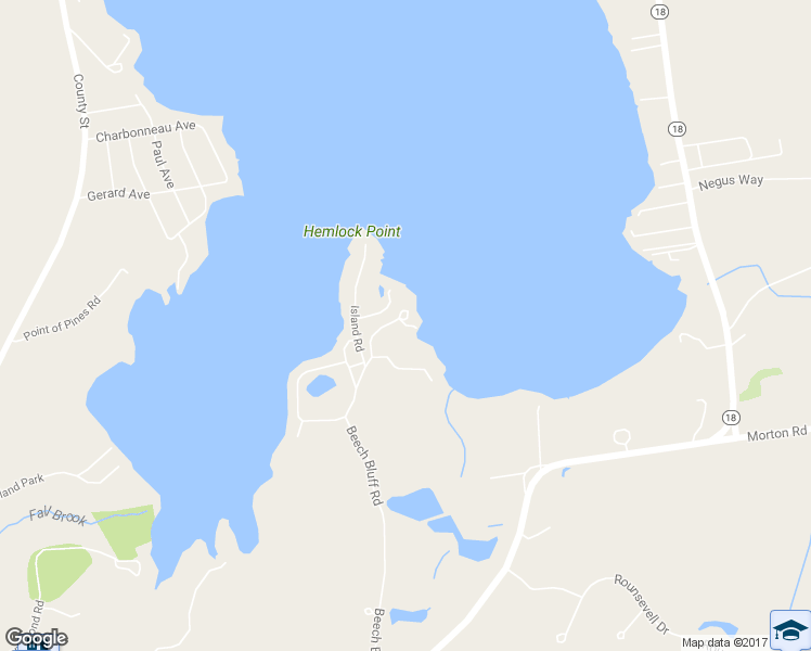 map of restaurants, bars, coffee shops, grocery stores, and more near 3 Hemlock Point in Freetown