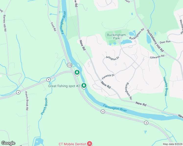 map of restaurants, bars, coffee shops, grocery stores, and more near 32 Sepous Road in Avon