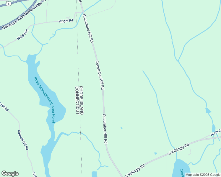 map of restaurants, bars, coffee shops, grocery stores, and more near 108 Cucumber Hill Road in Foster