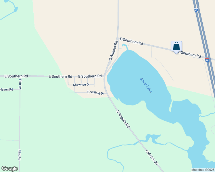 map of restaurants, bars, coffee shops, grocery stores, and more near 885 South Angola Road in Coldwater