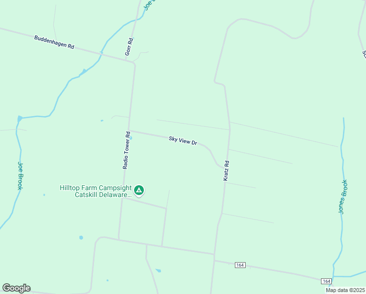 map of restaurants, bars, coffee shops, grocery stores, and more near 27 Sky View Drive in Callicoon