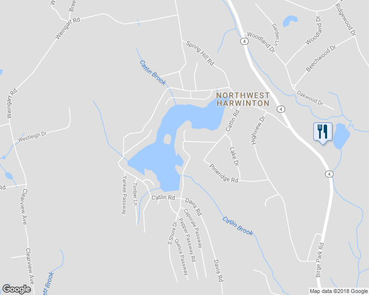 map of restaurants, bars, coffee shops, grocery stores, and more near 68 Catlin Rd in Harwinton