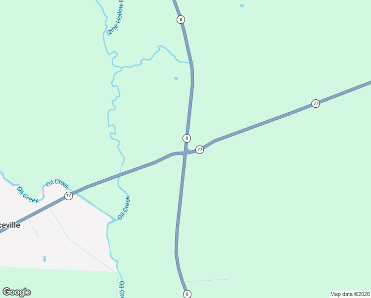 map of restaurants, bars, coffee shops, grocery stores, and more near 11279 Pennsylvania 8 in Centerville