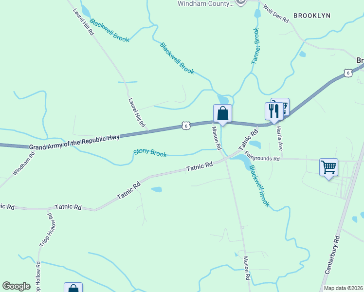 map of restaurants, bars, coffee shops, grocery stores, and more near 211 Hartford Road in Brooklyn