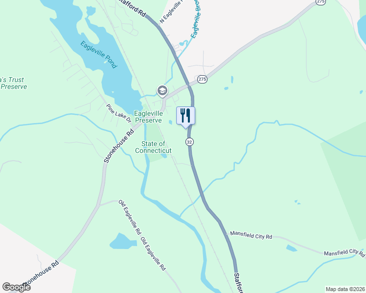 map of restaurants, bars, coffee shops, grocery stores, and more near 855 Stafford Road in Mansfield
