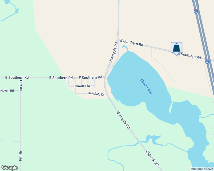 map of restaurants, bars, coffee shops, grocery stores, and more near 885 South Angola Road in Coldwater