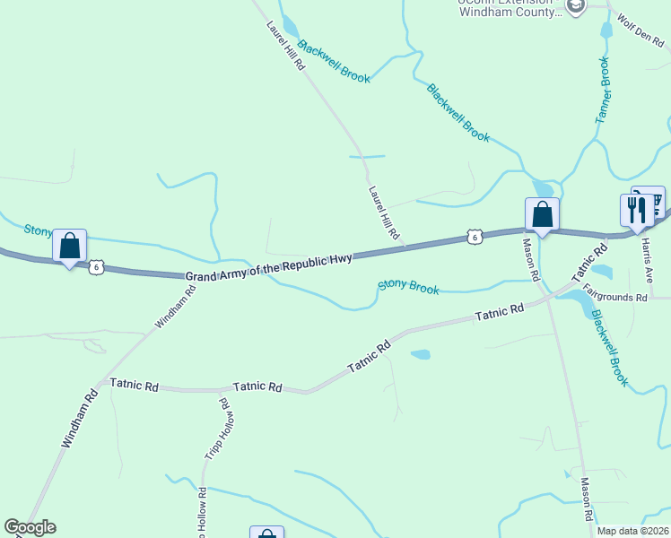 map of restaurants, bars, coffee shops, grocery stores, and more near 273 Hartford Road in Brooklyn
