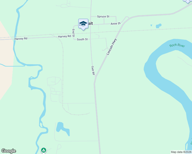 map of restaurants, bars, coffee shops, grocery stores, and more near 13713 Lincoln Highway in Sterling