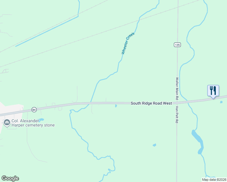 map of restaurants, bars, coffee shops, grocery stores, and more near 6455 South Ridge Road West in Geneva
