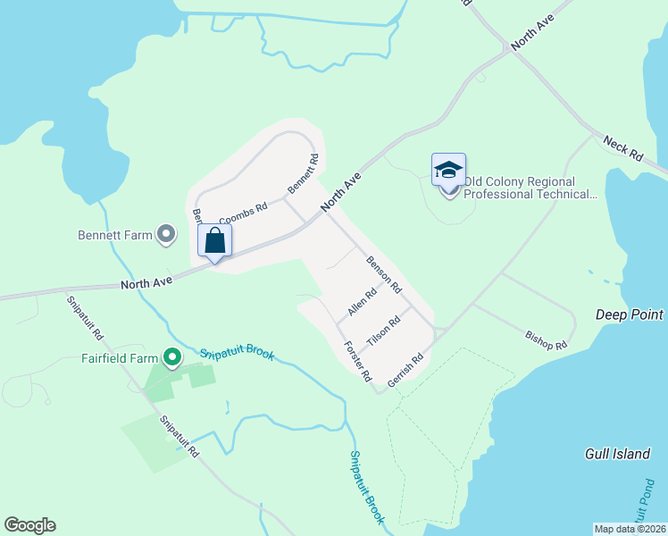 map of restaurants, bars, coffee shops, grocery stores, and more near 13 Meadow Lane in Rochester