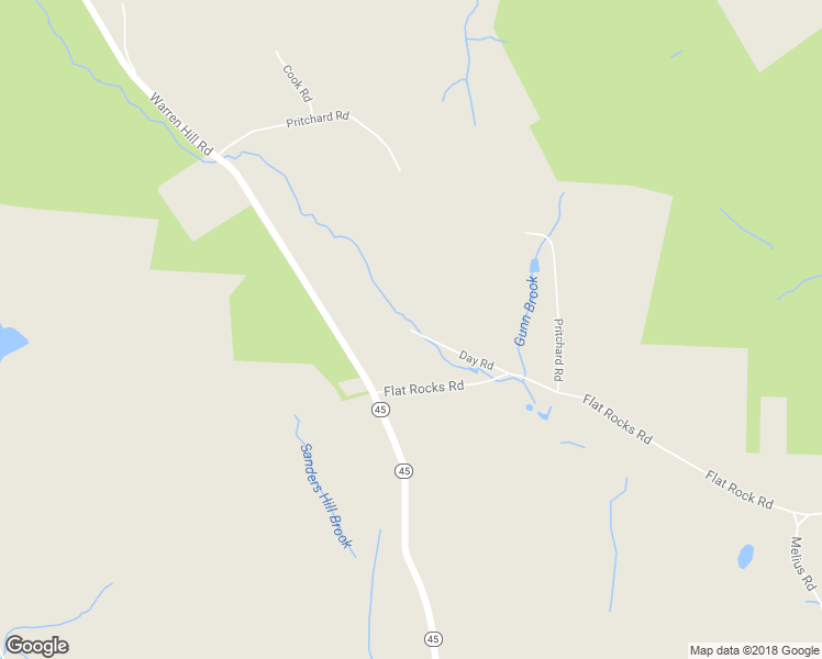 map of restaurants, bars, coffee shops, grocery stores, and more near 47 Day Road in Cornwall