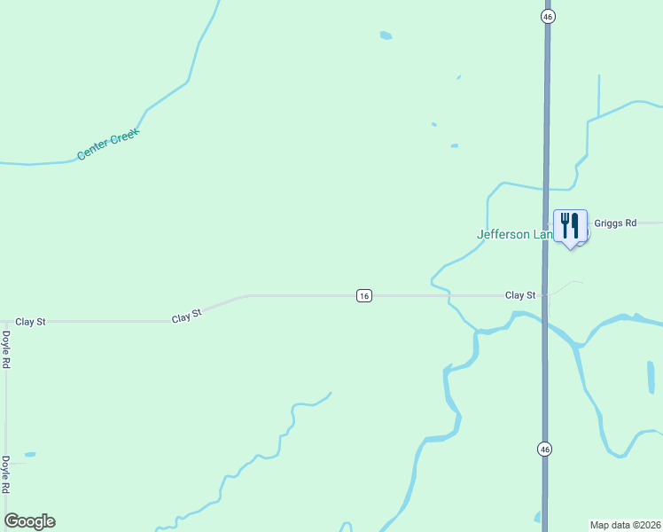 map of restaurants, bars, coffee shops, grocery stores, and more near 609 Clay Street in Jefferson