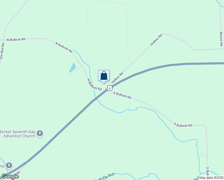 map of restaurants, bars, coffee shops, grocery stores, and more near 49 South Bullock Road in Mansfield