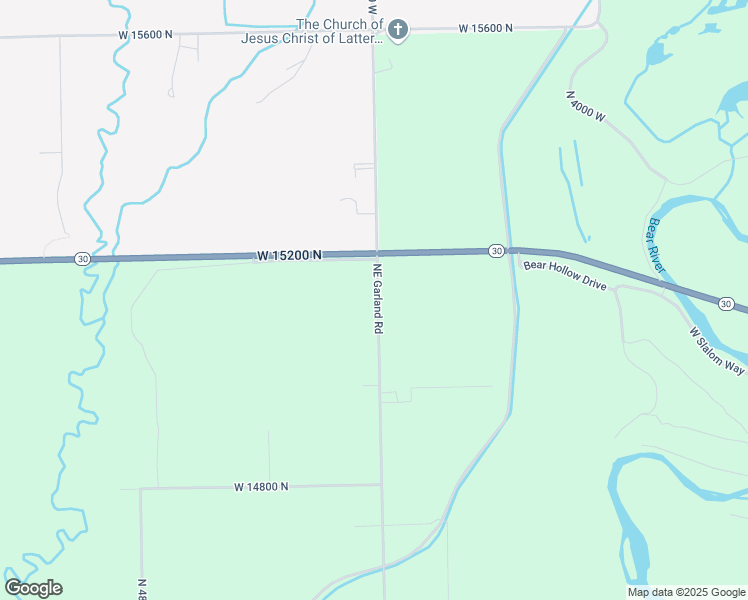 map of restaurants, bars, coffee shops, grocery stores, and more near 15125 North 4400 West in Garland