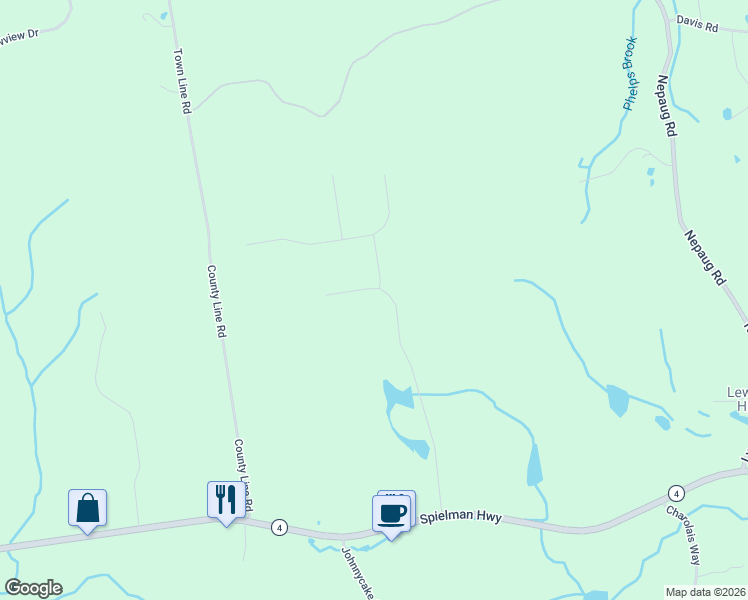 map of restaurants, bars, coffee shops, grocery stores, and more near 57 Smith Lane in Burlington