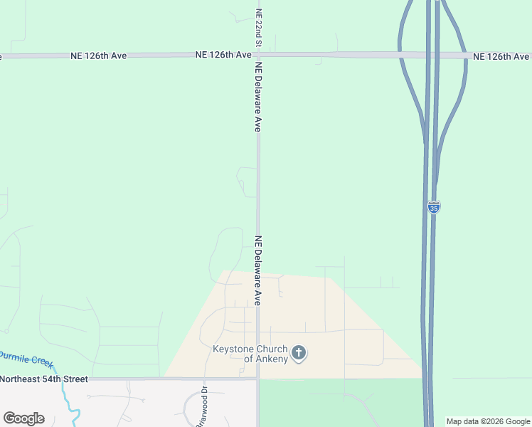 map of restaurants, bars, coffee shops, grocery stores, and more near 12211 Northeast 22nd Street in Ankeny