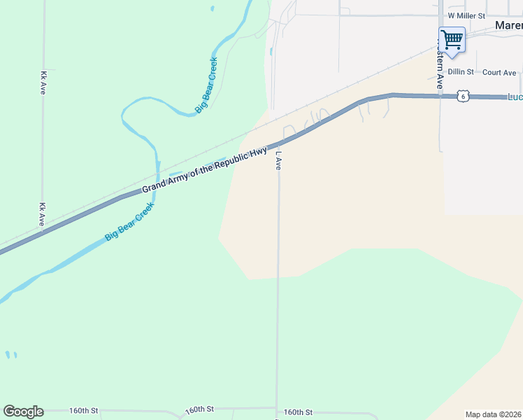 map of restaurants, bars, coffee shops, grocery stores, and more near in Marengo