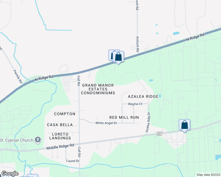 map of restaurants, bars, coffee shops, grocery stores, and more near 3235 Elizabeth Drive in Perry