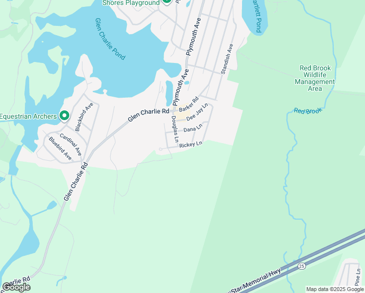 map of restaurants, bars, coffee shops, grocery stores, and more near 9 Rickey Lane in Wareham