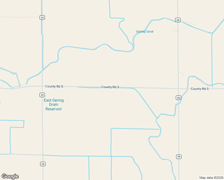 map of restaurants, bars, coffee shops, grocery stores, and more near 250511 County Road South in Gering