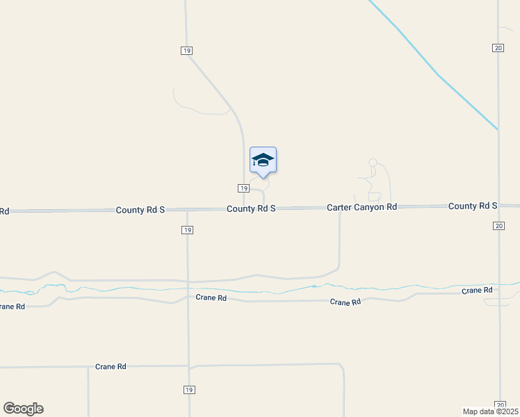 map of restaurants, bars, coffee shops, grocery stores, and more near 190234 Carter Canyon Road in Gering
