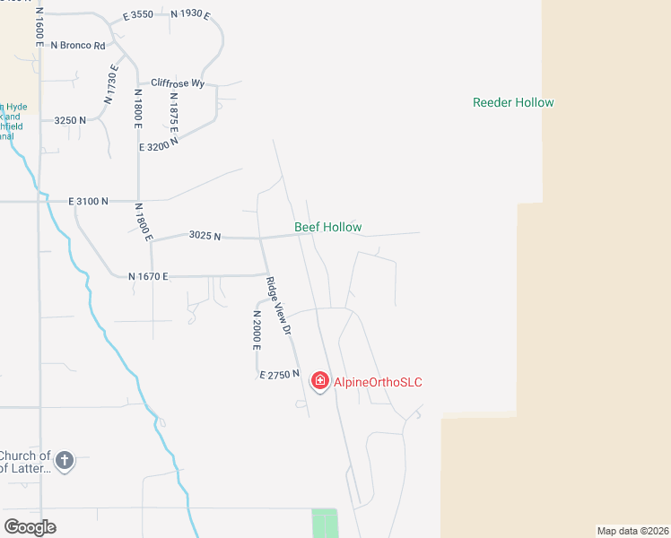map of restaurants, bars, coffee shops, grocery stores, and more near 2965 North 2140 East in North Logan