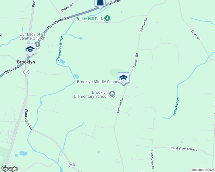 map of restaurants, bars, coffee shops, grocery stores, and more near 119 Gorman Road in Brooklyn