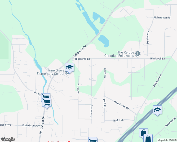 map of restaurants, bars, coffee shops, grocery stores, and more near 2245 Holben Road in Crescent City