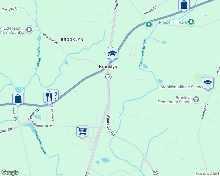 map of restaurants, bars, coffee shops, grocery stores, and more near 38 Canterbury Road in Brooklyn
