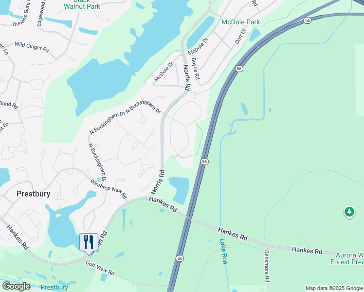 map of restaurants, bars, coffee shops, grocery stores, and more near 1671 Beta Drive in Sugar Grove