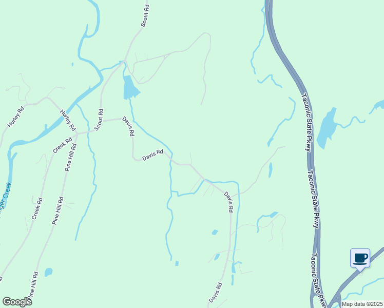 map of restaurants, bars, coffee shops, grocery stores, and more near 206 Davis Road in Salt Point