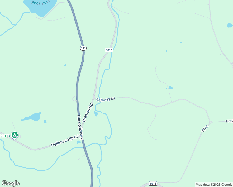 map of restaurants, bars, coffee shops, grocery stores, and more near 39 Galloway Road in Equinunk