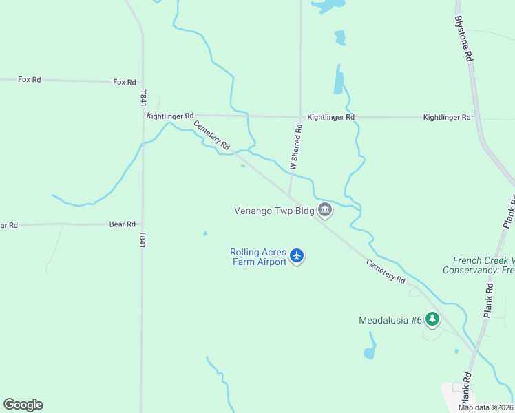 map of restaurants, bars, coffee shops, grocery stores, and more near in Venango