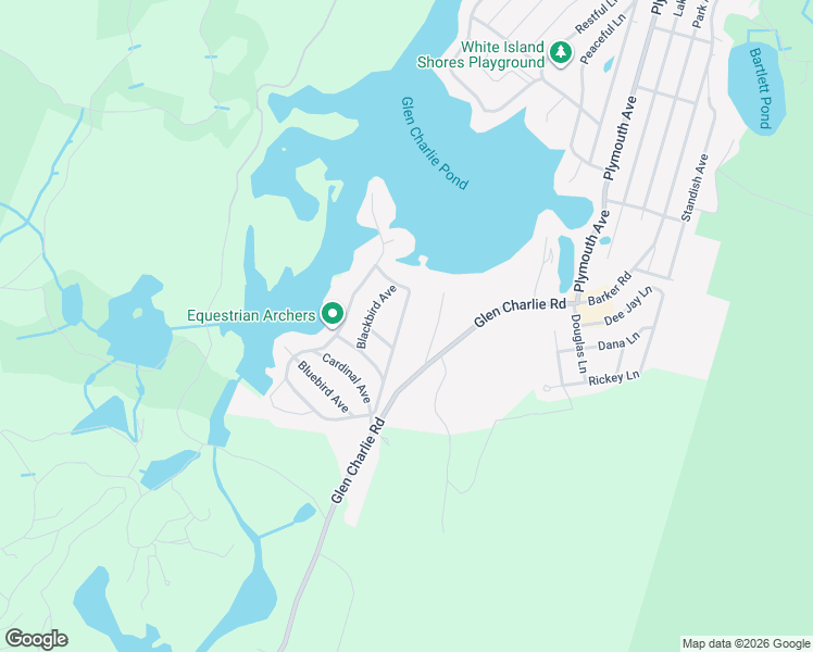 map of restaurants, bars, coffee shops, grocery stores, and more near 135 Wareham Lake Shore Drive in Wareham