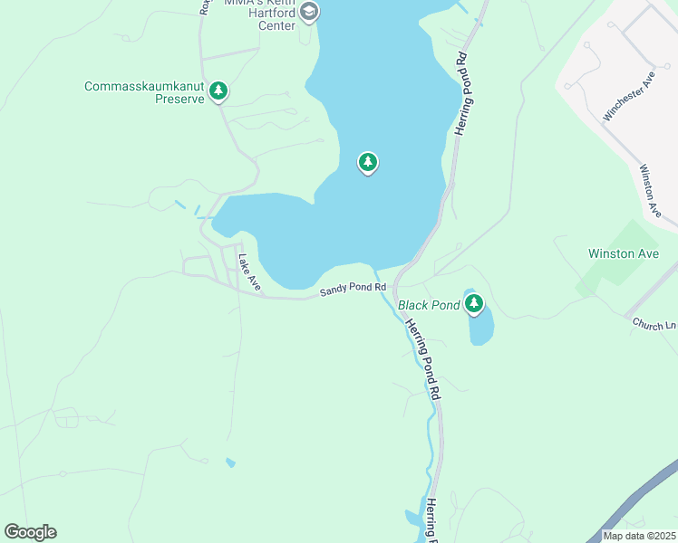 map of restaurants, bars, coffee shops, grocery stores, and more near 14 Sandy Pond Road in Plymouth