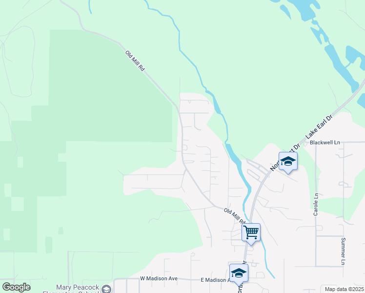 map of restaurants, bars, coffee shops, grocery stores, and more near 2238-2260 Old Mill Road in Crescent City