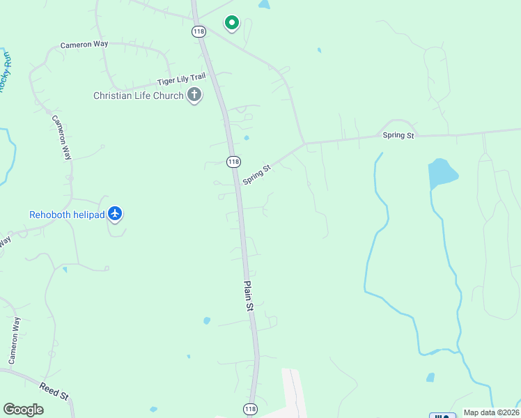 map of restaurants, bars, coffee shops, grocery stores, and more near 255 Plain Street in Rehoboth