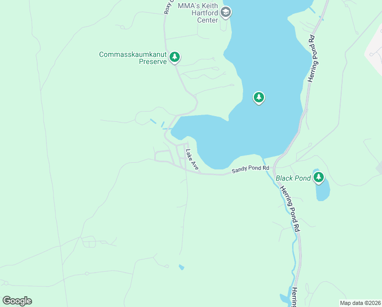 map of restaurants, bars, coffee shops, grocery stores, and more near 25 Lake Avenue in Plymouth