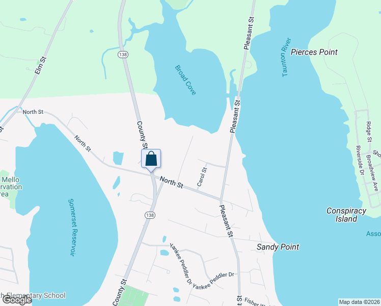 map of restaurants, bars, coffee shops, grocery stores, and more near 150 Kenmar Drive in Somerset