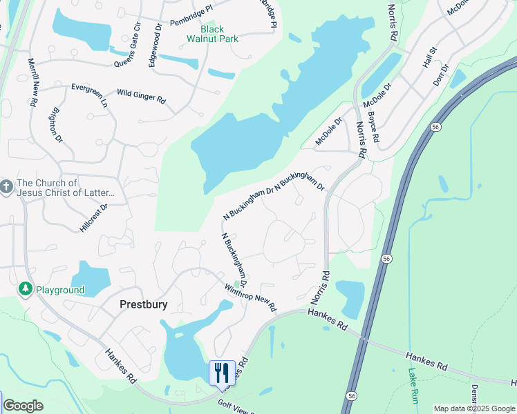 map of restaurants, bars, coffee shops, grocery stores, and more near 41 Walnut Circle in Sugar Grove