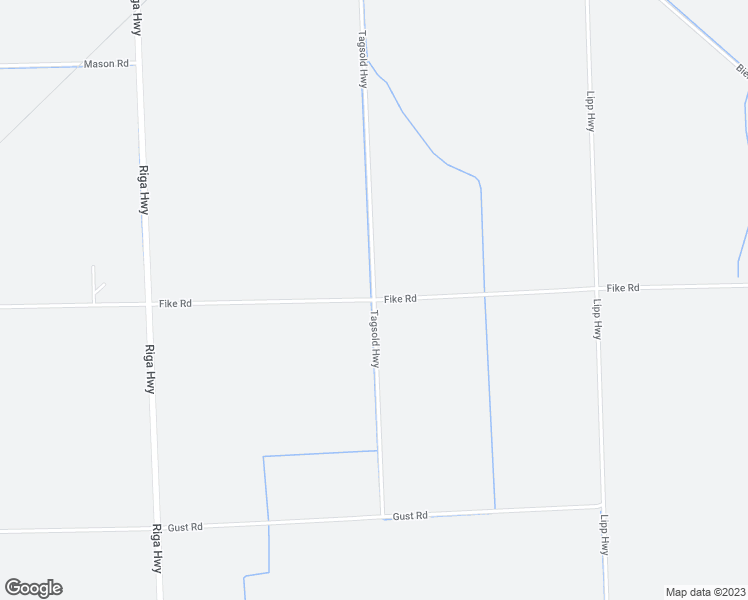 map of restaurants, bars, coffee shops, grocery stores, and more near Fike Road in Riga