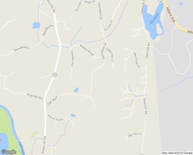 map of restaurants, bars, coffee shops, grocery stores, and more near 34 Vermillion Drive in Avon