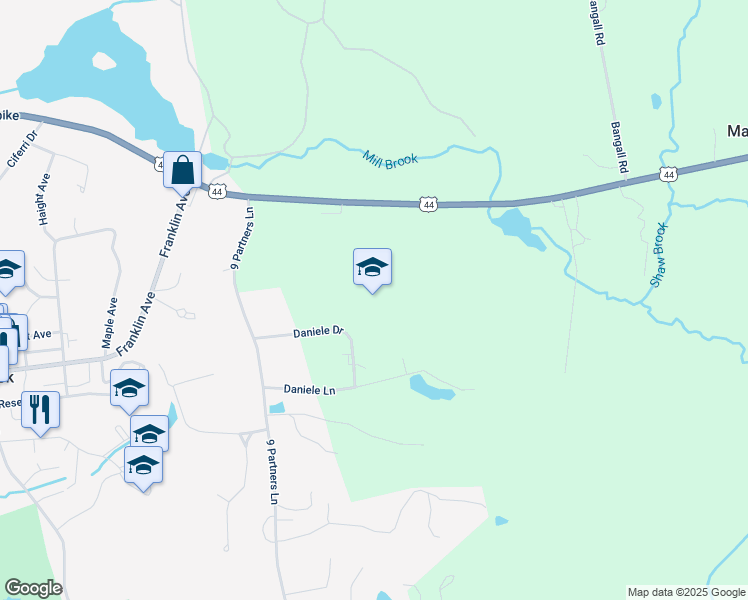 map of restaurants, bars, coffee shops, grocery stores, and more near in Dutchess County