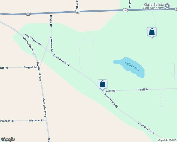 map of restaurants, bars, coffee shops, grocery stores, and more near 9740 Head O Lake Road in Ottawa Lake