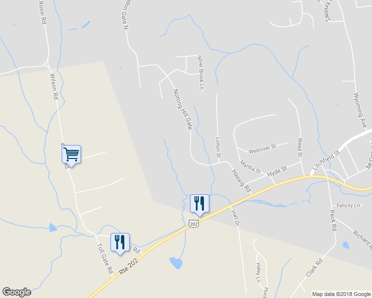 map of restaurants, bars, coffee shops, grocery stores, and more near 103 Notting Hill Gate in Torrington